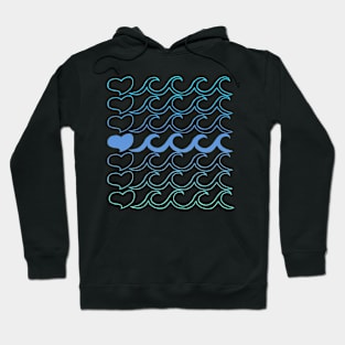 I love Waves Hoodie